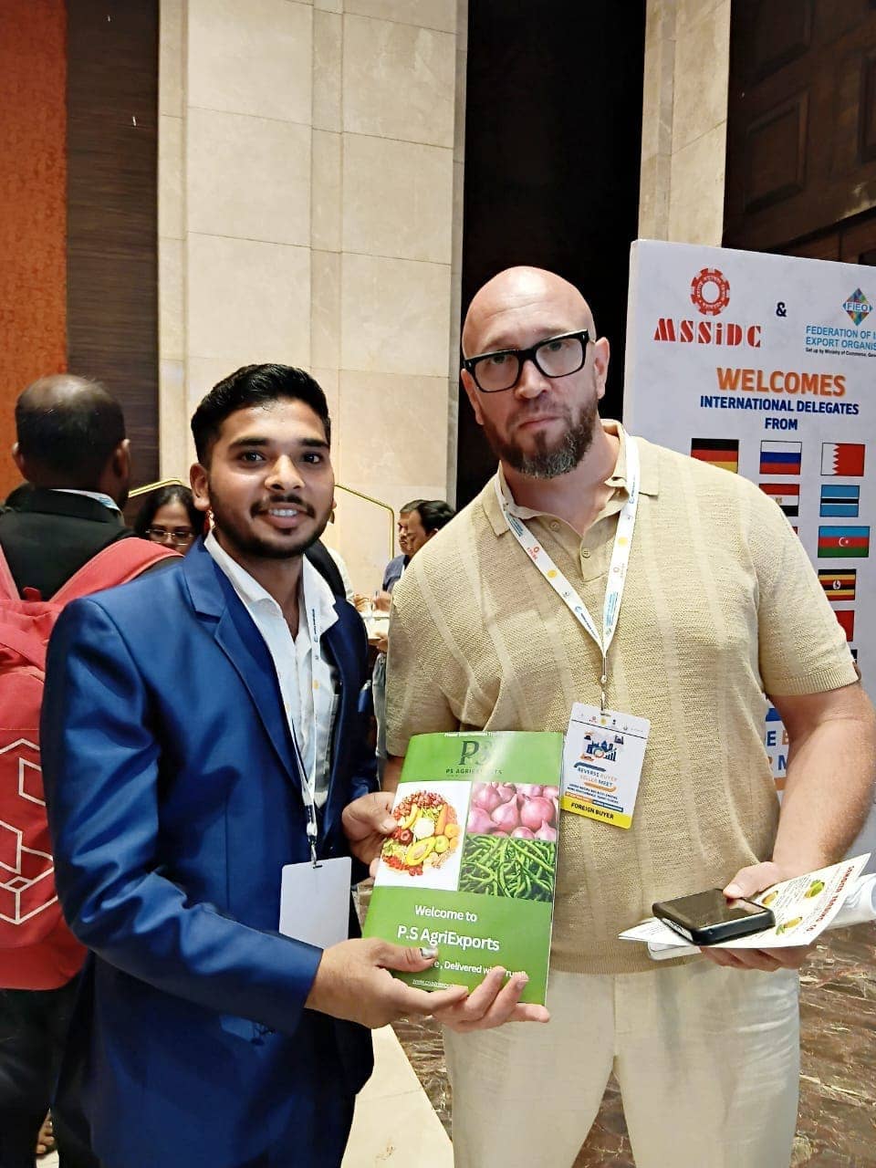 P.S AgriExports team with an international produce buyer — photo 13