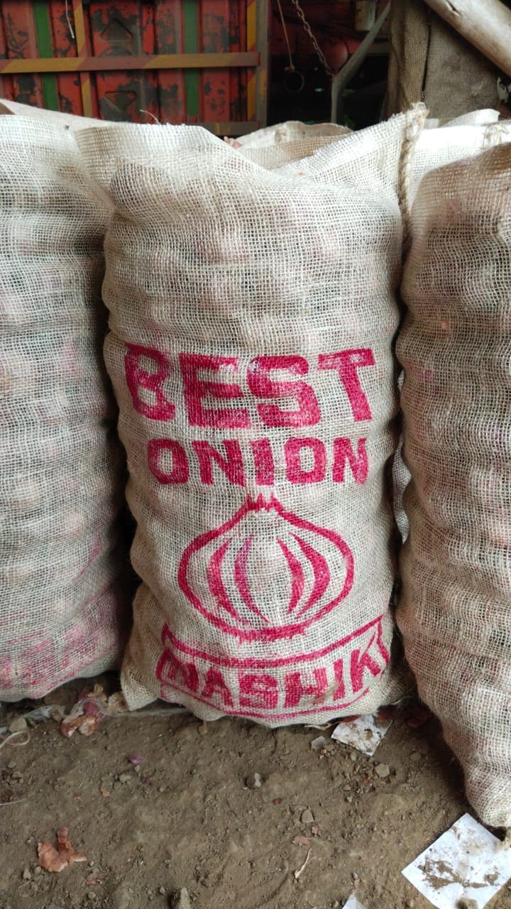 Nashik red onions graded for export to Nepal